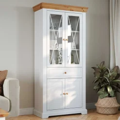 Best Schrank Vitrine Bechir Massivholzmöbel|Vitrinenschrank