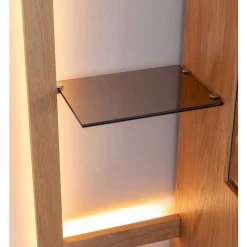 Hot Schrank Vitrine mit Regal Rusaly Vitrinenschrank|Wohnzimmervitrinen