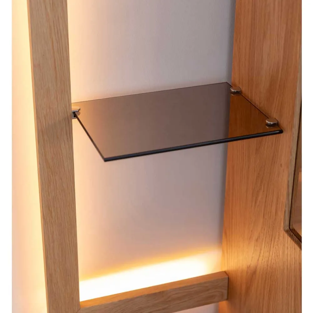 Hot Schrank Vitrine mit Regal Rusaly Vitrinenschrank|Wohnzimmervitrinen