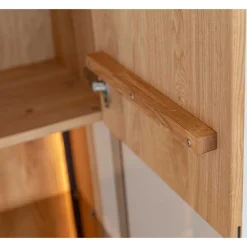 Hot Schrank Vitrine mit Regal Rusaly Vitrinenschrank|Wohnzimmervitrinen