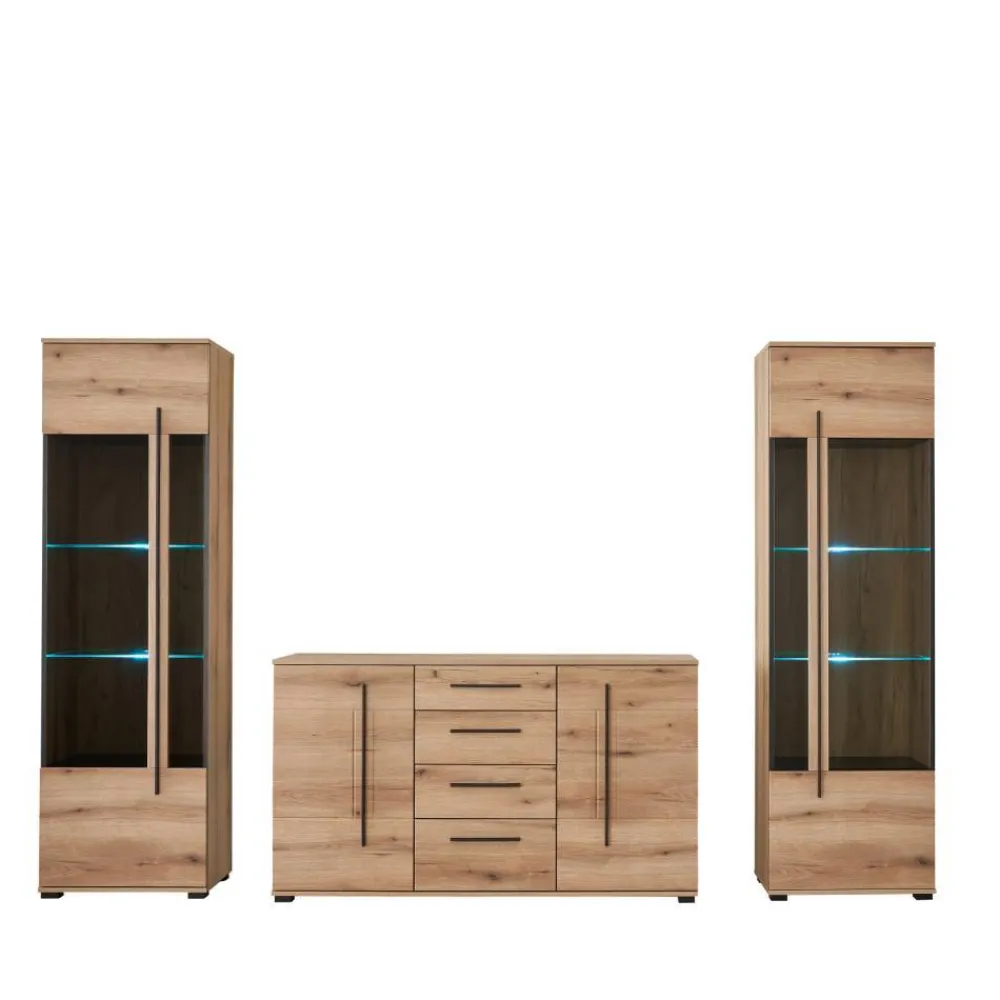 Schrankwand Wohnzimmer Cemutra*Pharao24 Best