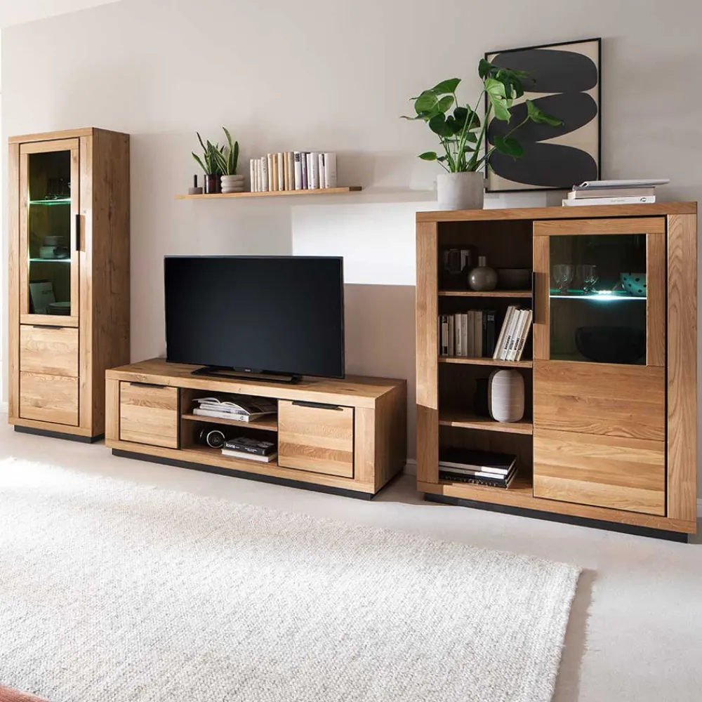 Schrankwand Wohnzimmer Jayva*Pharao24