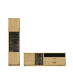 Schrankwand Wohnzimmer Ostoro*Pharao24 Clearance