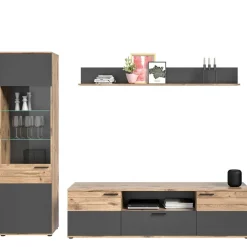 Discount Schrankwand Wohnzimmer Plestna Moderne Wohnwände|Wohnwand 250 Cm