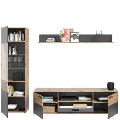 Discount Schrankwand Wohnzimmer Plestna Moderne Wohnwände|Wohnwand 250 Cm