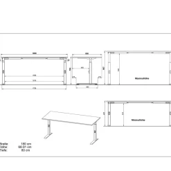 Schreibtisch Dresina*Pharao24