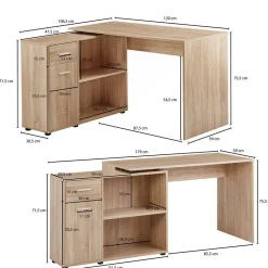 Discount Schreibtisch Exmonda Computertische|Jugendschreibtische