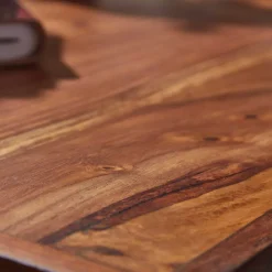 Schreibtisch Holz und Chrom Magdalina*Pharao24 Best