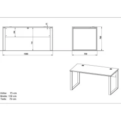 Schreibtisch Kezina*Pharao24