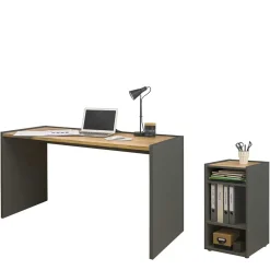 Schreibtisch mit Regal Uzniana*Pharao24 Outlet