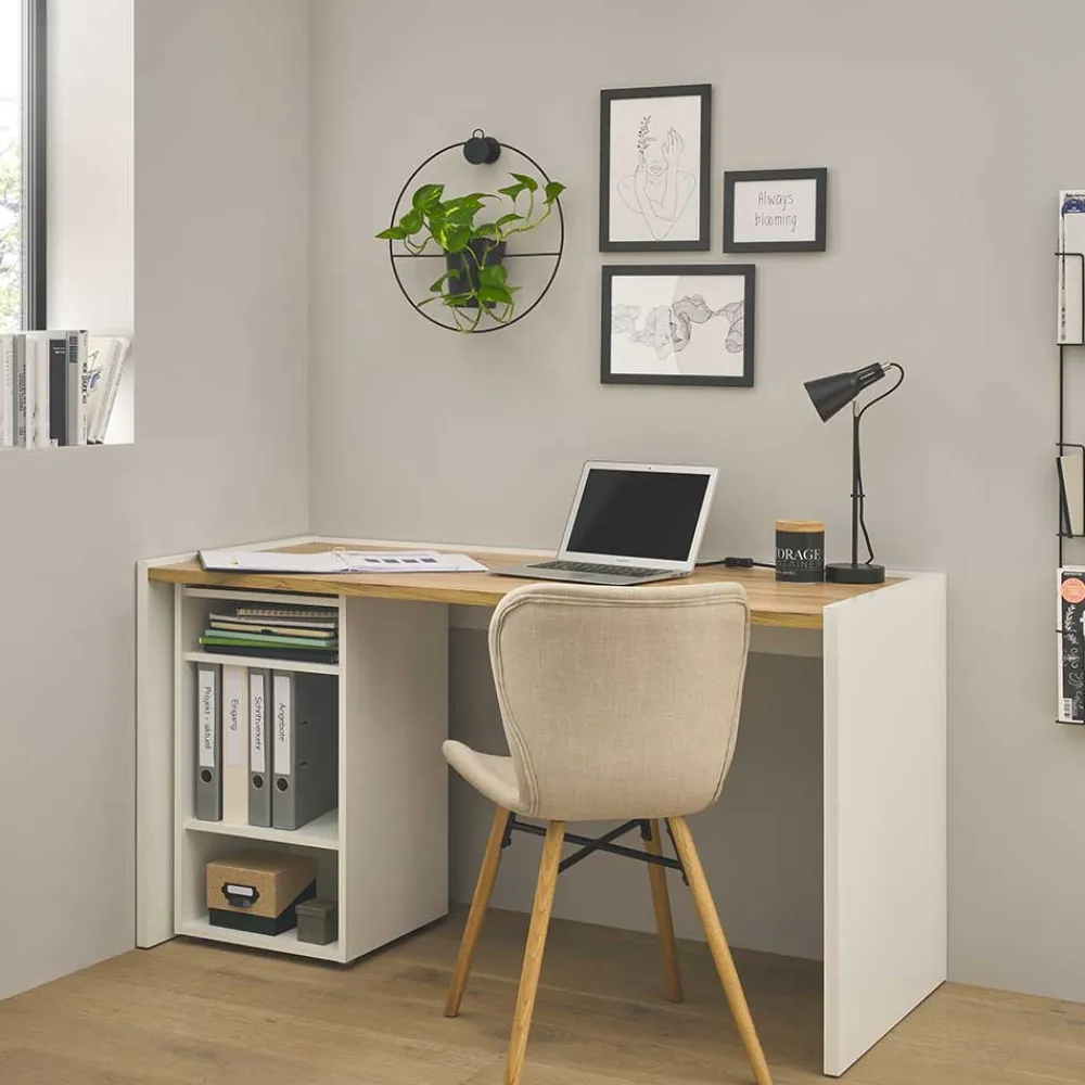 Schreibtisch mit Regalelement Rascian Schreibtische