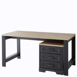 Hot Schreibtisch mit Rollcontainer Luoton Schreibtische