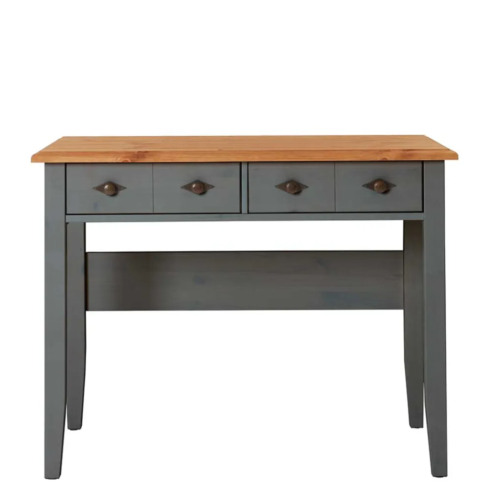 Online Schreibtisch mit Schubladen Mangali Massivholztische|Computertische