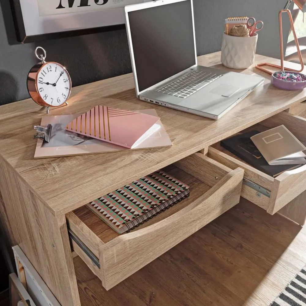 Schreibtisch mit Schubladen Nicuda*Pharao24 Discount