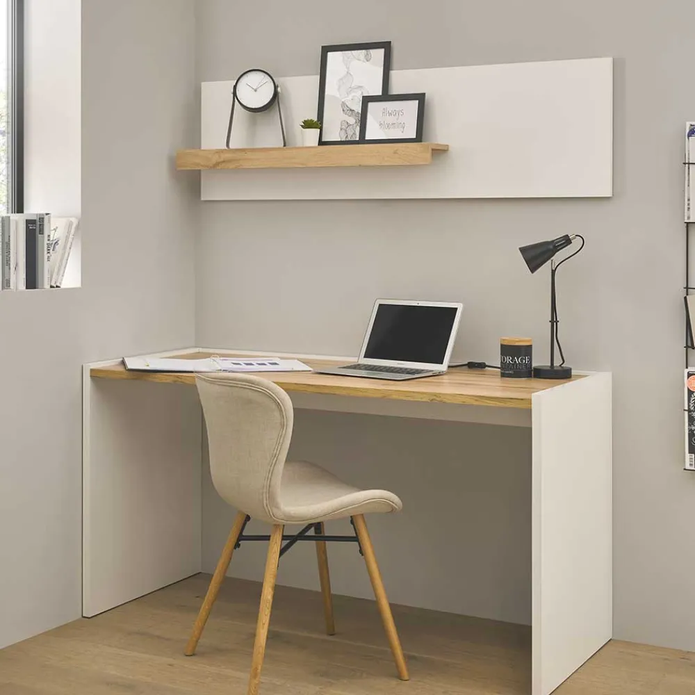 Schreibtisch mit Wandboard Rascian*Pharao24 Outlet