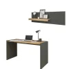 Discount Schreibtisch mit Wandboard Uzniana Büromöbel Sets