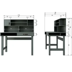 Clearance Schreibtisch Navulido Computertische|Jugendschreibtische