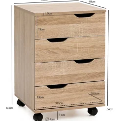 Schreibtischrollcontainer Brunca*Pharao24 Best