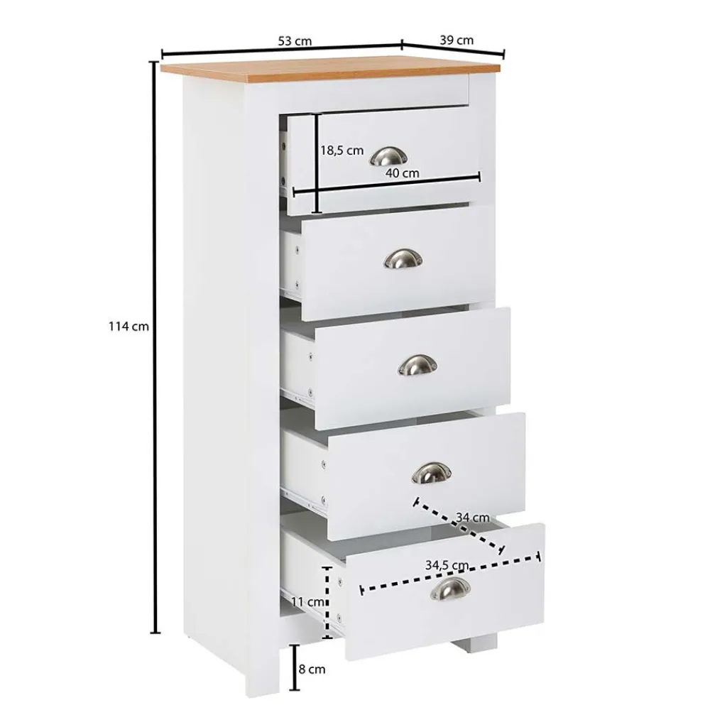 Schubkastenkommode Conory*Pharao24 Outlet