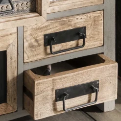 Outlet Schubkastenkommode Valpara Massivholz Kommoden|Flurkommoden