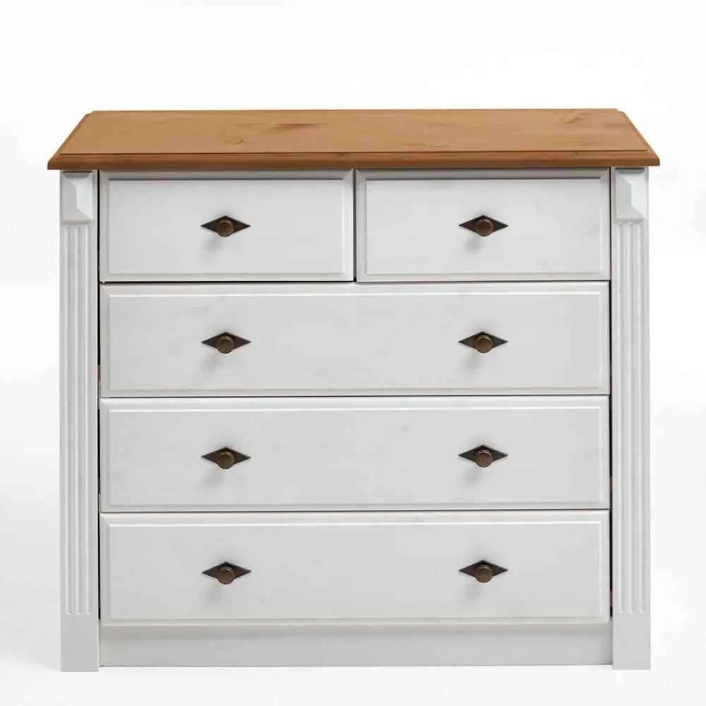 Schubladenkommode Bazna Massivholzmöbel|Küchenkommode