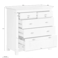 New Schubladenkomode Venisavo Schlafzimmerkommoden|Schubkastenkommoden