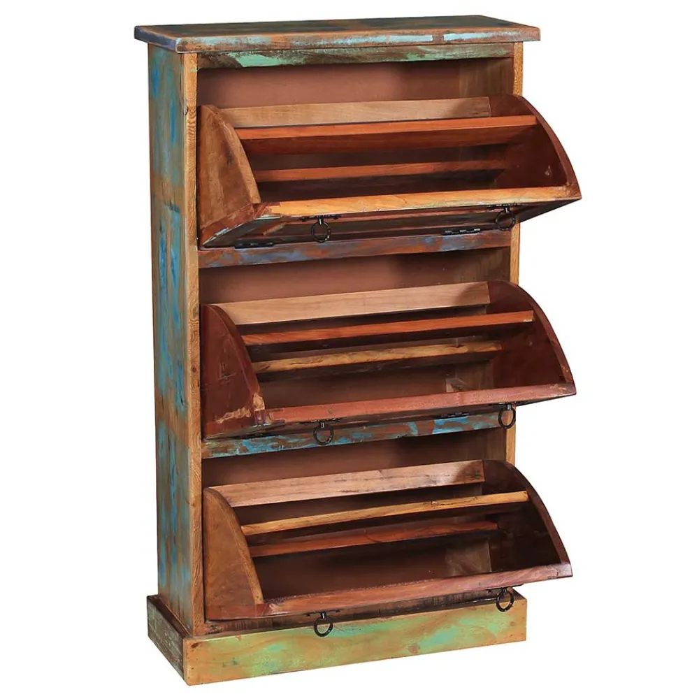 Hot Schuhklappenschrank Woodstock Schuhschränke|Schuhkipper