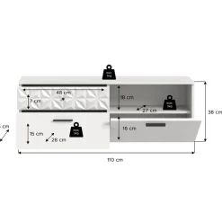 Schuhschrank Meteora*Pharao24 New