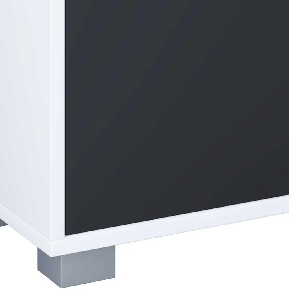 Clearance Schwarz weiße Badmöbel Panales Badmöbel Sets