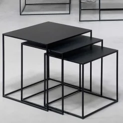 Hot Schwarze Beistelltische Sofa Secionas Wohnzimmertisch|Beistelltische