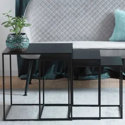 Hot Schwarze Beistelltische Sofa Secionas Wohnzimmertisch|Beistelltische