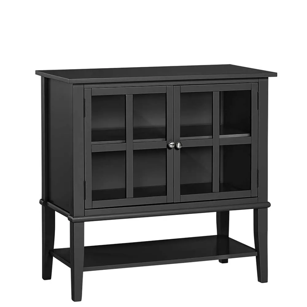 Best Schwarze Vitrine Jainano Stauraumvitrinen