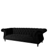 Sale Schwarze Wohnzimmercouch Burgossi Wohnzimmercouch|3 Sitzer Sofa
