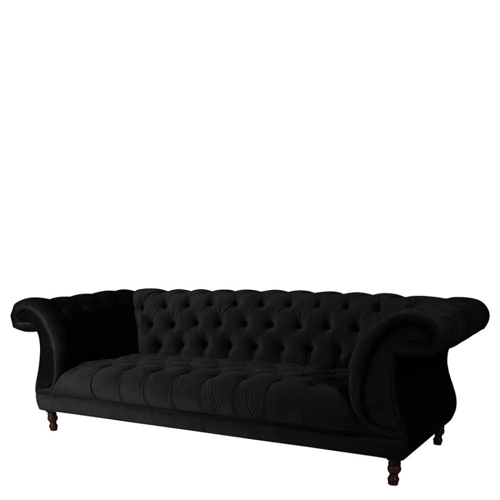 Sale Schwarze Wohnzimmercouch Burgossi Wohnzimmercouch|3 Sitzer Sofa