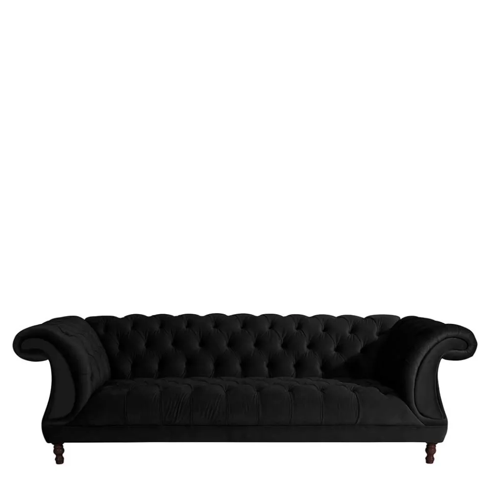 Sale Schwarze Wohnzimmercouch Burgossi Wohnzimmercouch|3 Sitzer Sofa