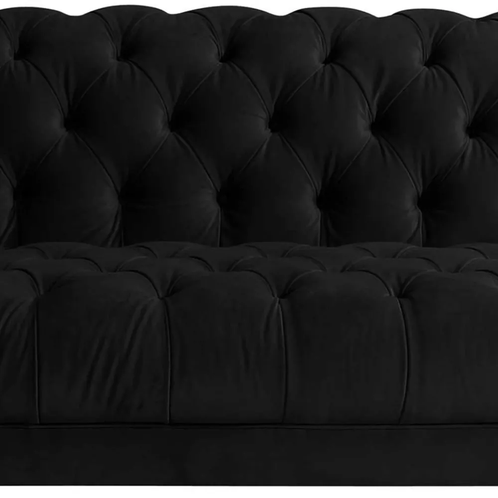 Sale Schwarze Wohnzimmercouch Burgossi Wohnzimmercouch|3 Sitzer Sofa