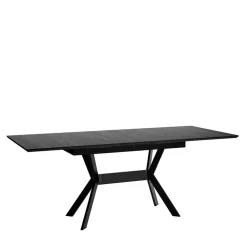 Clearance Schwarzer Ausziehtisch Damados Ausziehtische