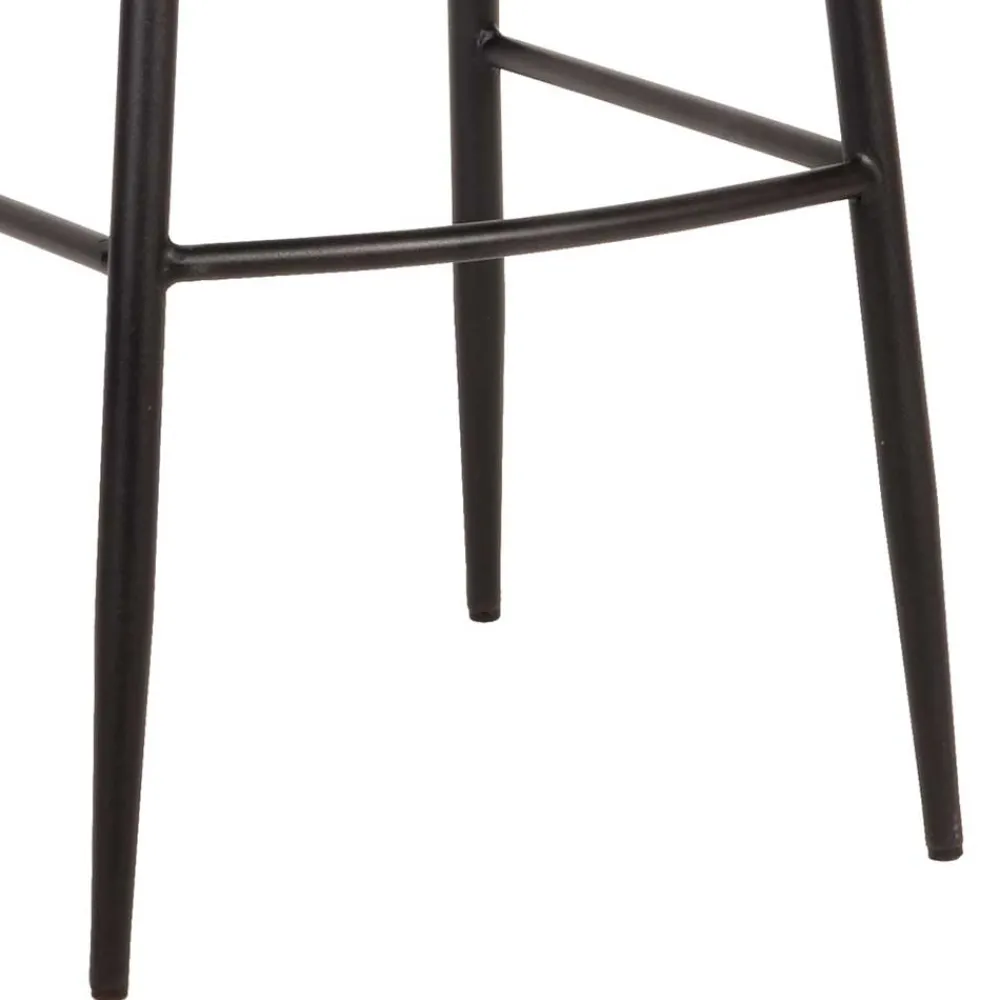 Hot Schwarzer Barstuhl Set Plexino Barmöbel|Hocker