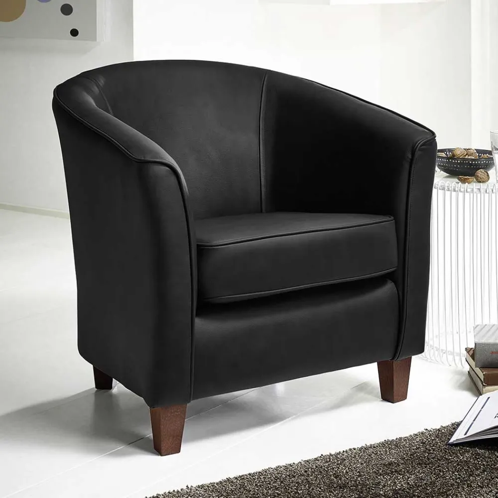 Schwarzer Ledersessel Price*Pharao24 Clearance