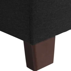 Schwarzer Polsterhocker Fernandez*Pharao24 New