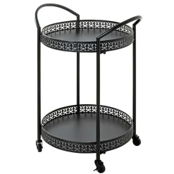 Outlet Schwarzer Servierwagen Etobina Servierwagen