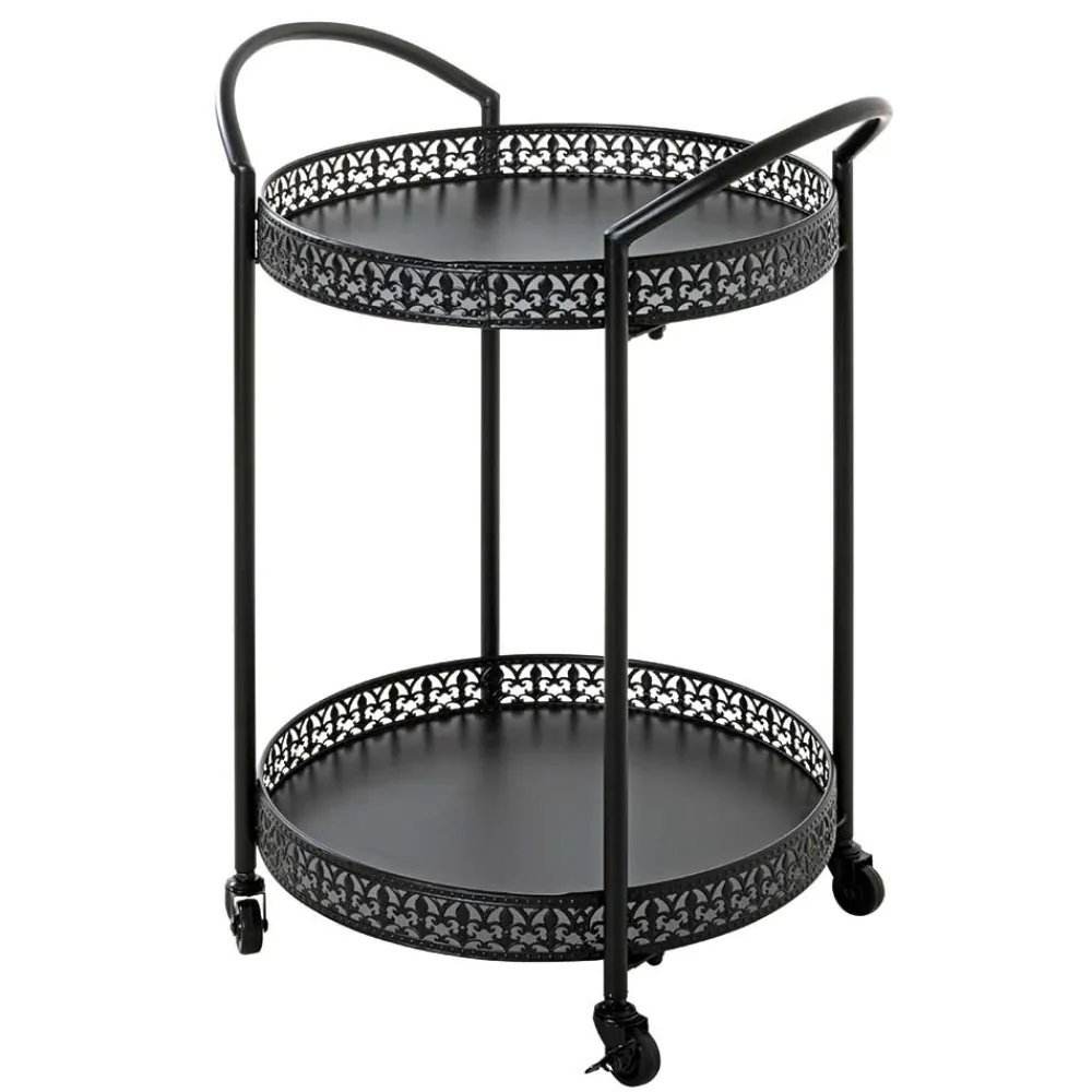 Outlet Schwarzer Servierwagen Etobina Servierwagen