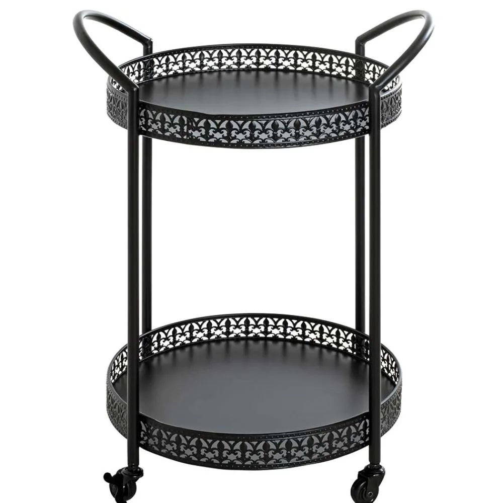 Outlet Schwarzer Servierwagen Etobina Servierwagen