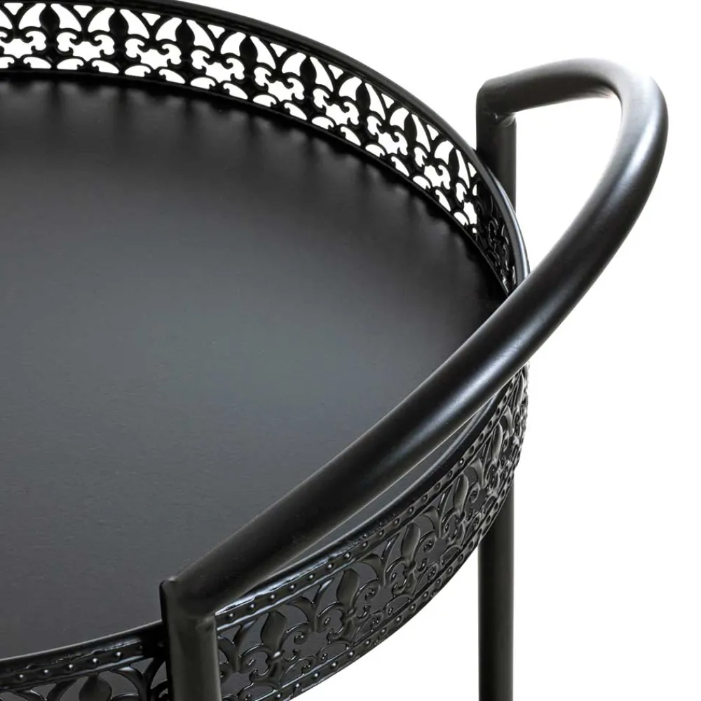 Outlet Schwarzer Servierwagen Etobina Servierwagen