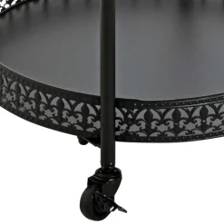 Outlet Schwarzer Servierwagen Etobina Servierwagen