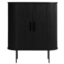 Schwarzes Highboard Sumatri*Pharao24 Clearance