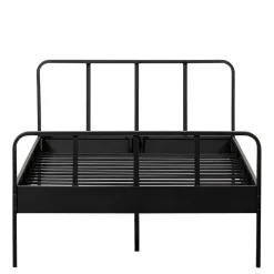 Schwarzes Metall Bett Volgan*Pharao24 Outlet