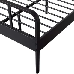 Schwarzes Metall Bett Volgan*Pharao24 Outlet