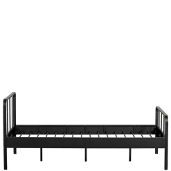 Schwarzes Metall Bett Volgan*Pharao24 Outlet