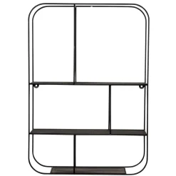 Schwarzes Metallregal Saracan*Pharao24 New